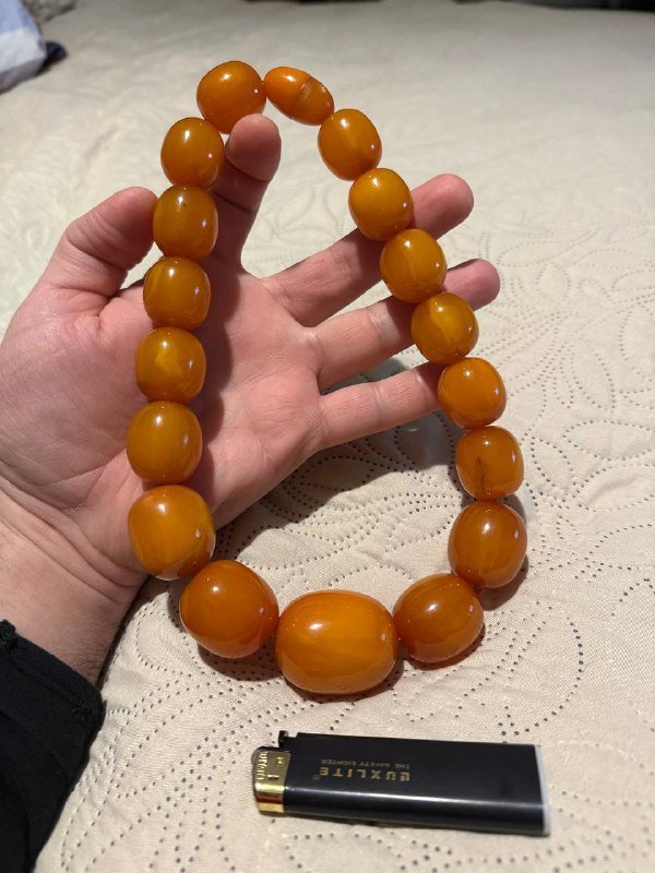 Бусы из янтаря 184.2 гр 2