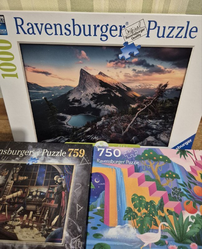 Пазлы Ravensburger Escape 759, 750 и 1000 элементов 3