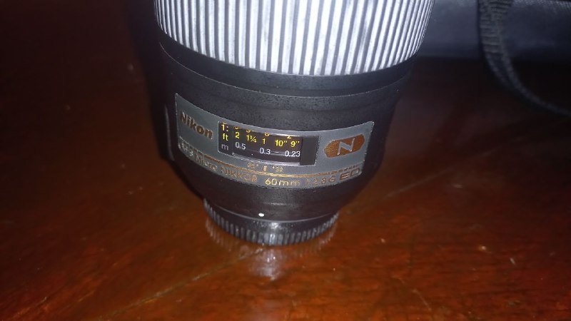 Объектив Nikon 55-200мм, 18-55мм, 60мм 2