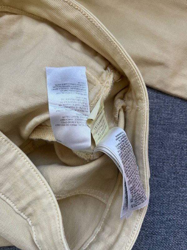 джинсовая куртка Tommy Hilfiger жёлтая XS 8