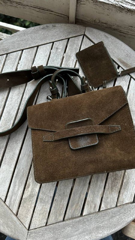 Замшевая сумка