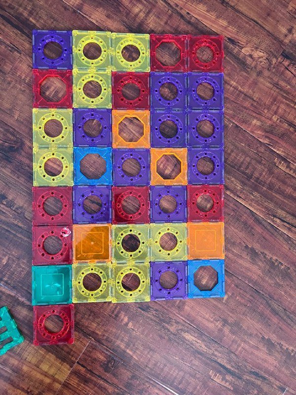 Магнитный конструктор 105 деталей 3