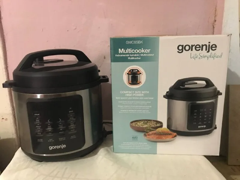 Скороварка-мультиварка Gorenje, кухонные весы