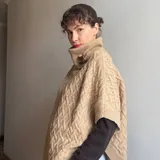Massimo Dutti poncho 1