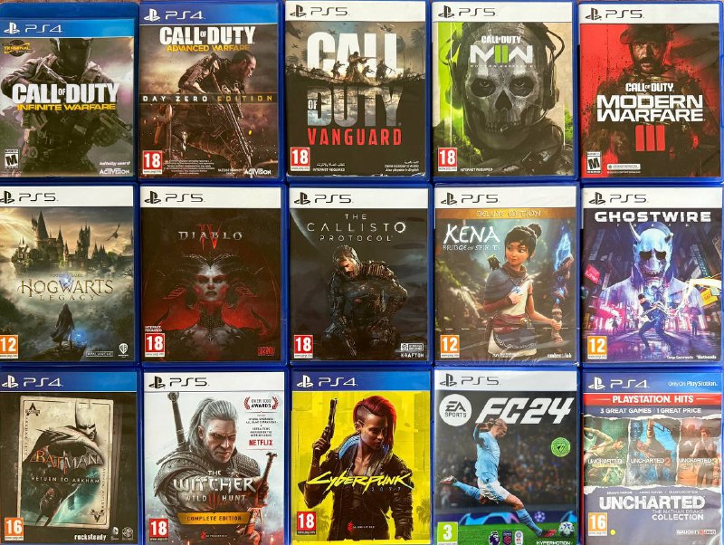 DualSense White, Dark Blue, DualSense Edge, PSVR 2, PS5 Disk Reader, PS5 Headset, PS5 Games 7