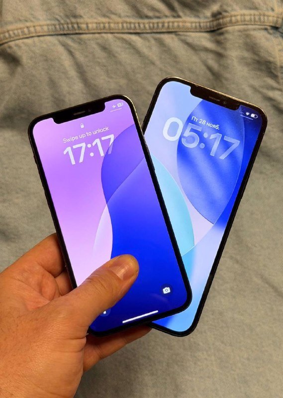 iPhone 12 Pro 128gb Space Grey, iPhone 12 Pro Max 256gb Cosmic Blue 2