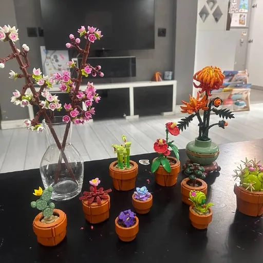 LEGO Botanical Collection, Крошечные растения, Хризантема, Цветы сакуры