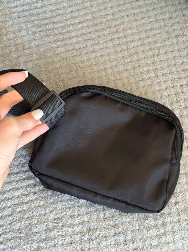 Поясная сумка черная, спортивный топ XS/S три цвета 5