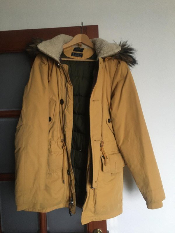 Куртка Abercrombie & Fitch размер L горчично-жёлтая