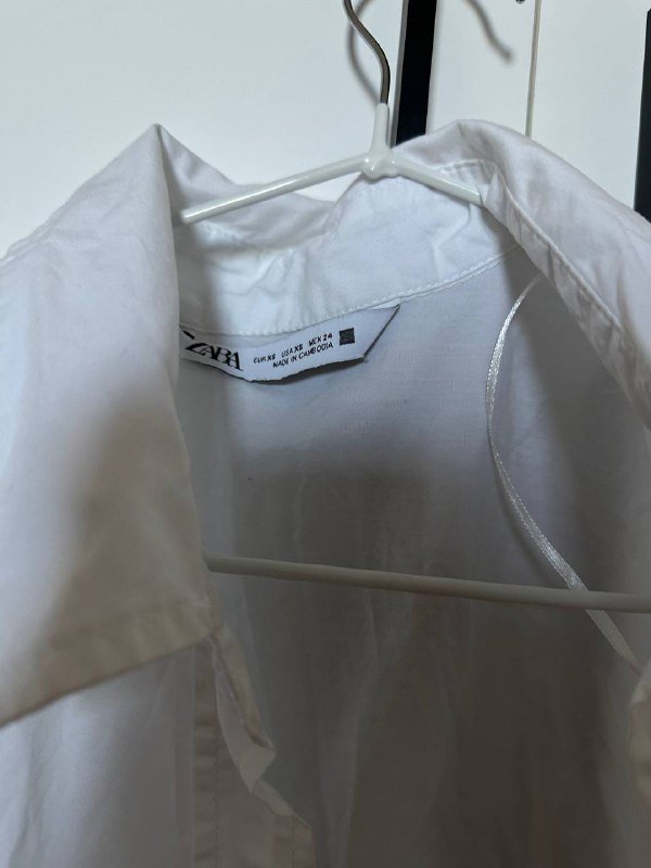 Рубашка белая Zara, Лонгслив Zara, Рубашка розовая Lime 3