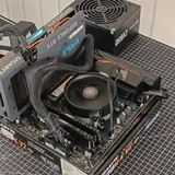 Материнская плата Gigabyte B550M Aorus Elite, Ryzen 5 3600, RTX3060 Ti, SSD, ОЗУ, блок питания 1