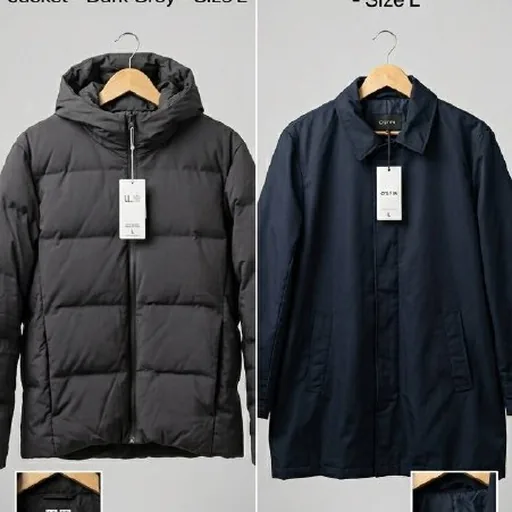 Куртка-пуховик Uniqlo, плащ O'STIN