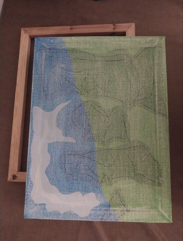 Альбомы для рисования, подрамники, планшет, декор, ведро пробок 6