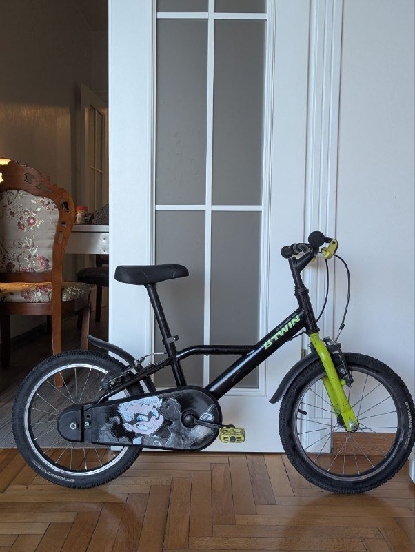 детский велосипед btwin dark hero 500 16 дюймов