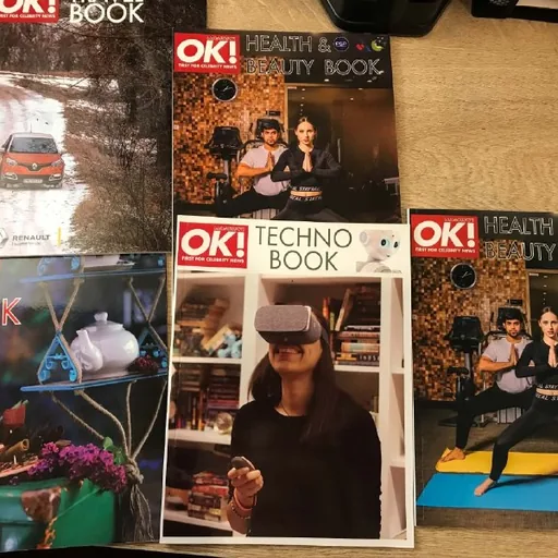 Georgian-language magazines for pictures and scrapbooking