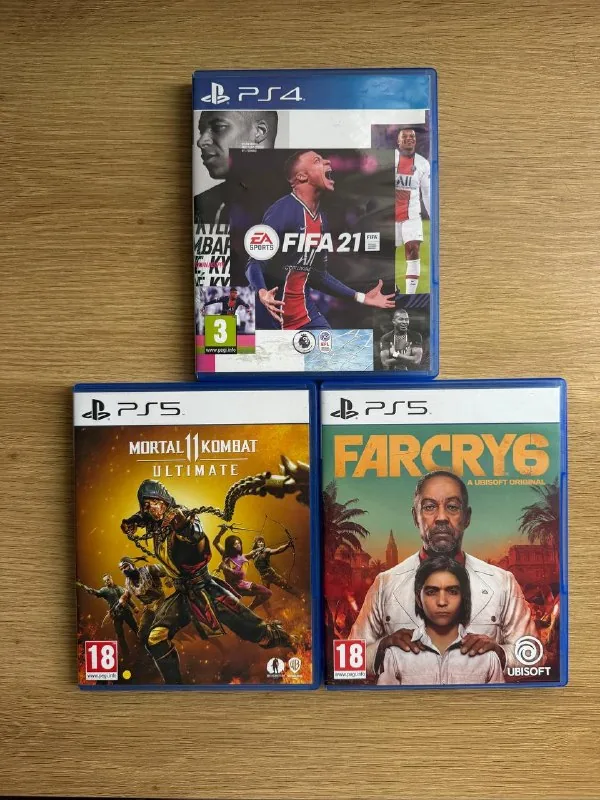 FIFA 21, Mortal Kombat 11 Ultimate, Far Cry 6