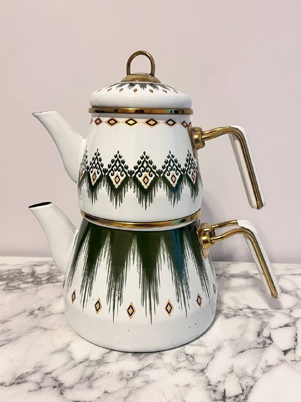 Чай Шу Пуэр, увлажнитель воздуха, термопакет, чайник, горелка, лейка, сито, миска, сахарница, кружки 4