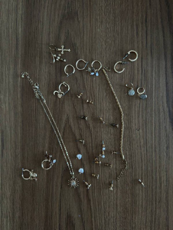 Бижутерия в золотом цвете