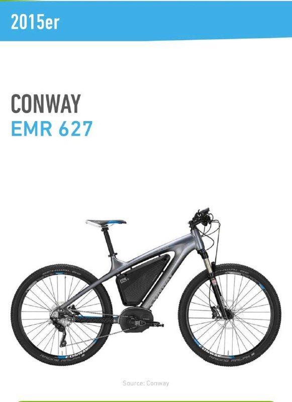 Электрический велосипед Conway EMR 627
