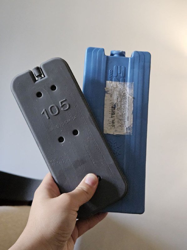 Термо сумка для еды с пластинами для заморозки 3