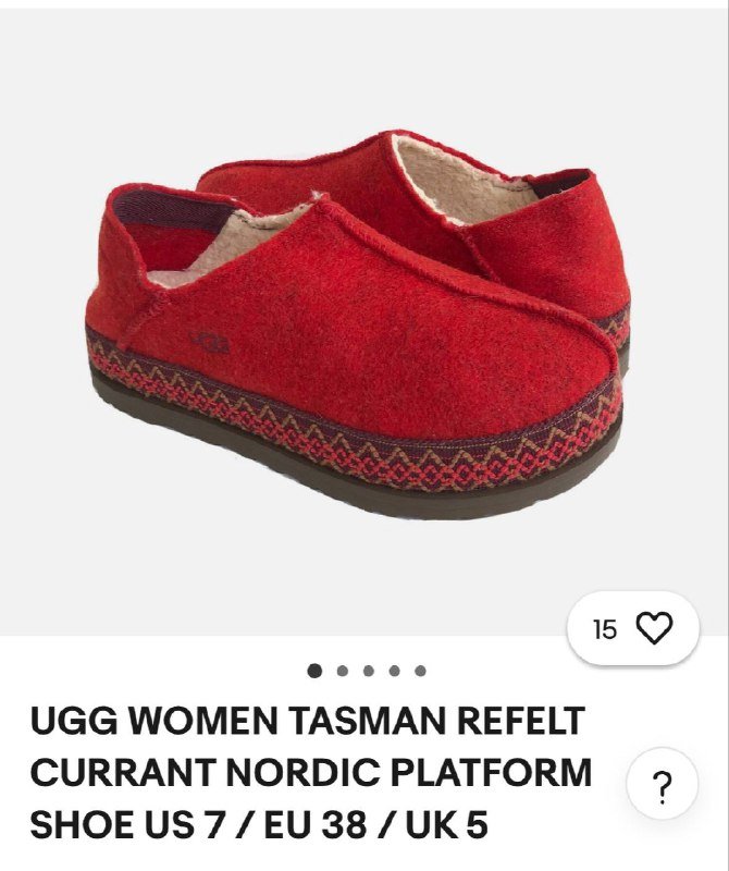 UGG Tasman войлочные, Кеды Massimo Dutti кожа, размер 37 1