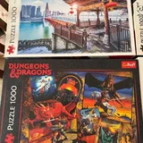 Пазлы Rick and Morty, анатомия, пейзажи, Dungeons & Dragons 3