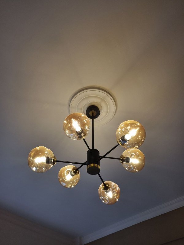 Люстра современная на 6 лампочек 2