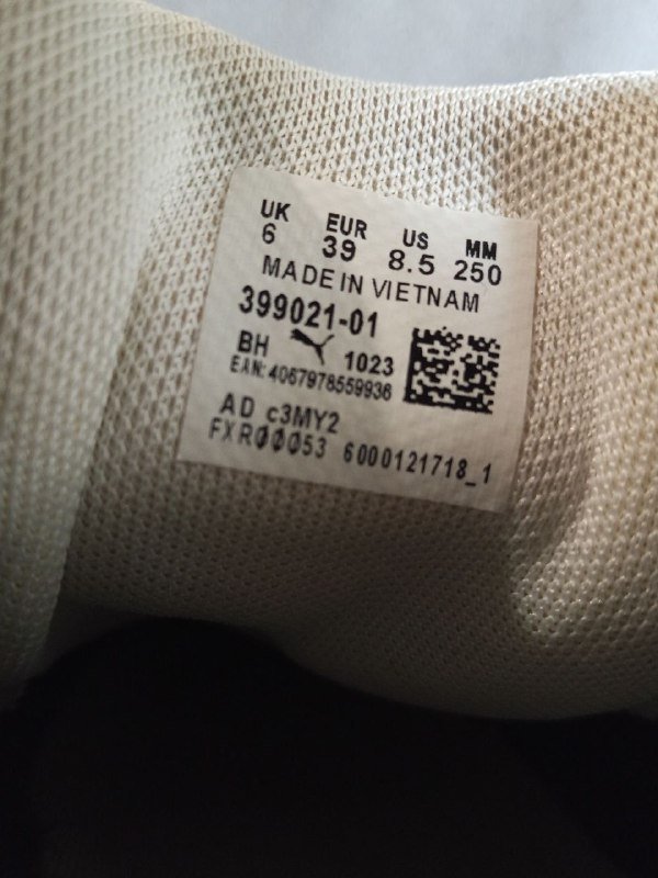 Кроссовки Puma Suede Classic, размер 39 5