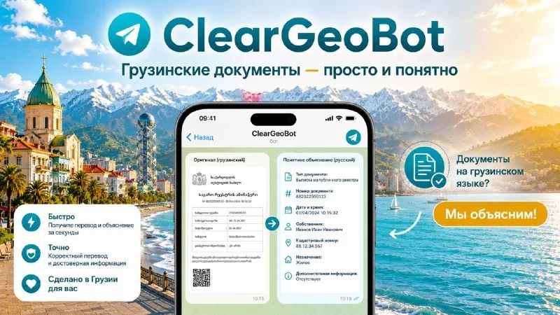Перевод и объяснение грузинских документов