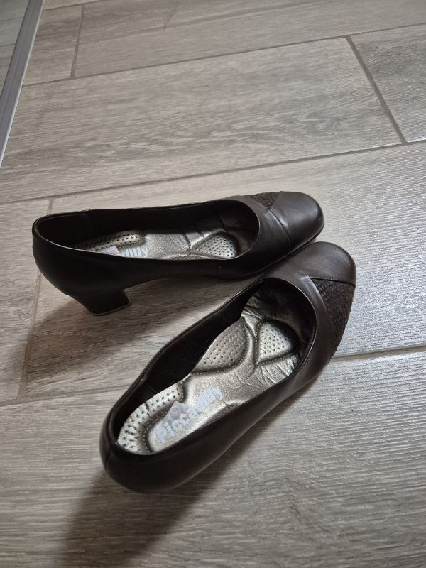 Туфли на каблуке Piccadilly коричневые 34 размер 2