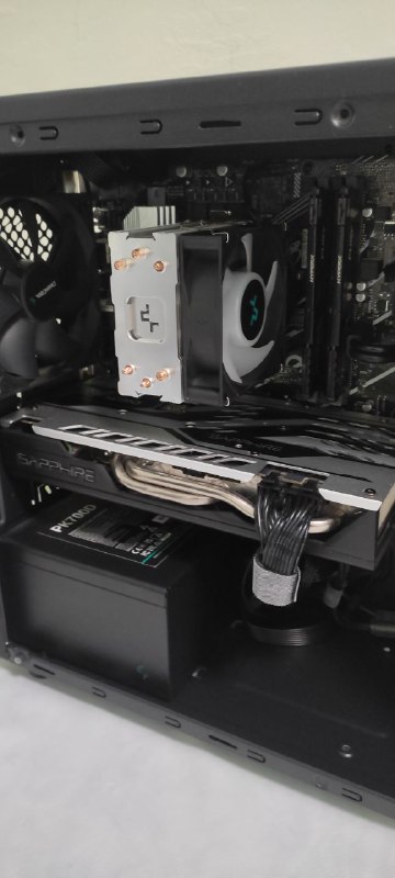 ПК i3-12100f, видеокарта RX580 8GB, 16GB ОЗУ, M2 SSD 500GB, монитор 24" 2
