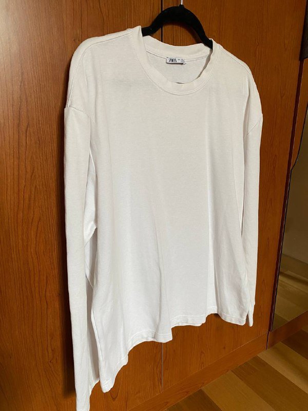 Базовый тренч, Лонгслив Zara белый 4