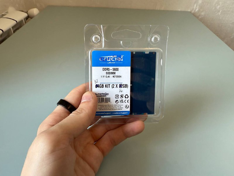 Оперативная память Ramaxel 32GB DDR5 5600 SODIMM