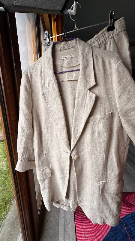 Льняной костюм Oysho р-р S