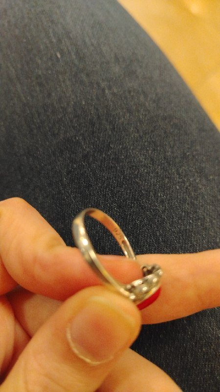 Серебряное кольцо с кораллом 19 размера 3