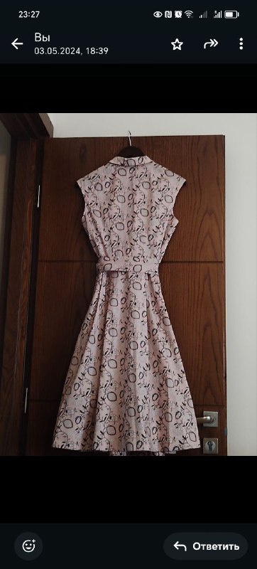 джинсы Massimo Dutti, платье из хлопка 2