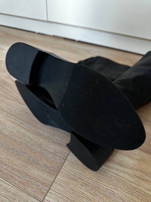 Кожаные женские сапоги размер 38 5