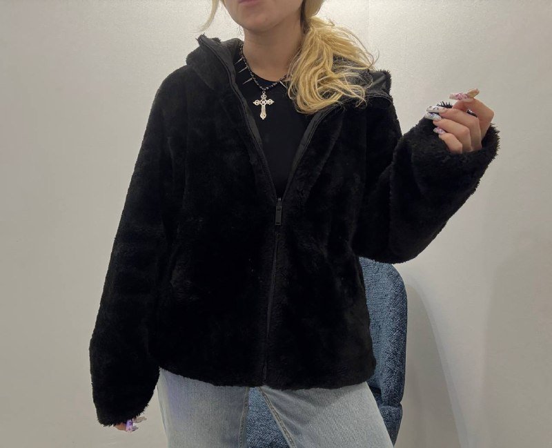 Двухсторонняя шуба Oysho размер M 2