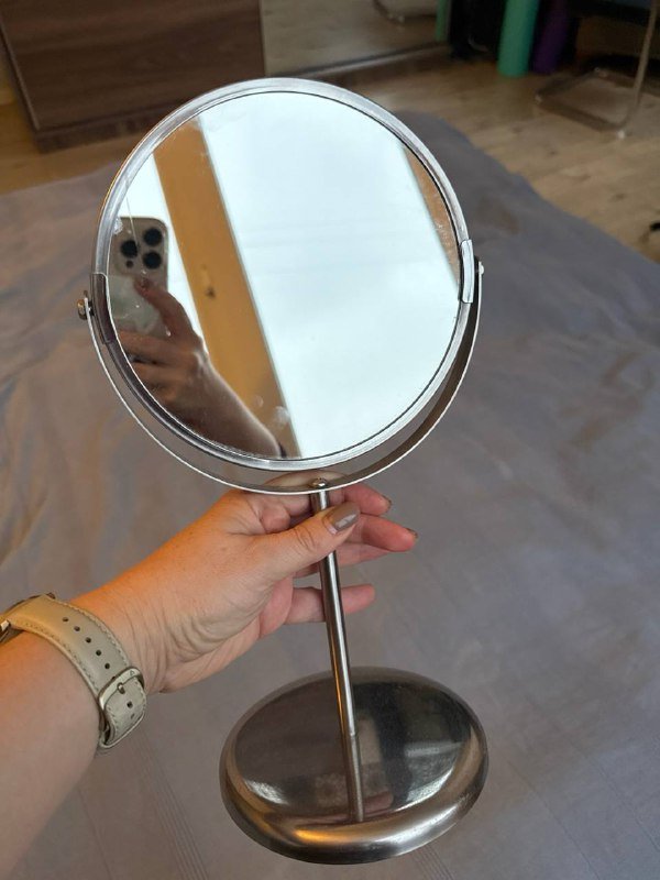 Двухстороннее зеркало для макияжа Ikea