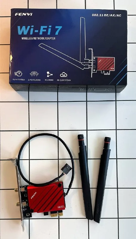 Wi-Fi 7 + Bluetooth карта FENVI Intel BE200