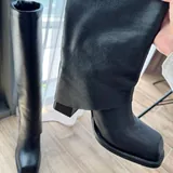 Женские сапоги, кожа, мех, 39 размер 2