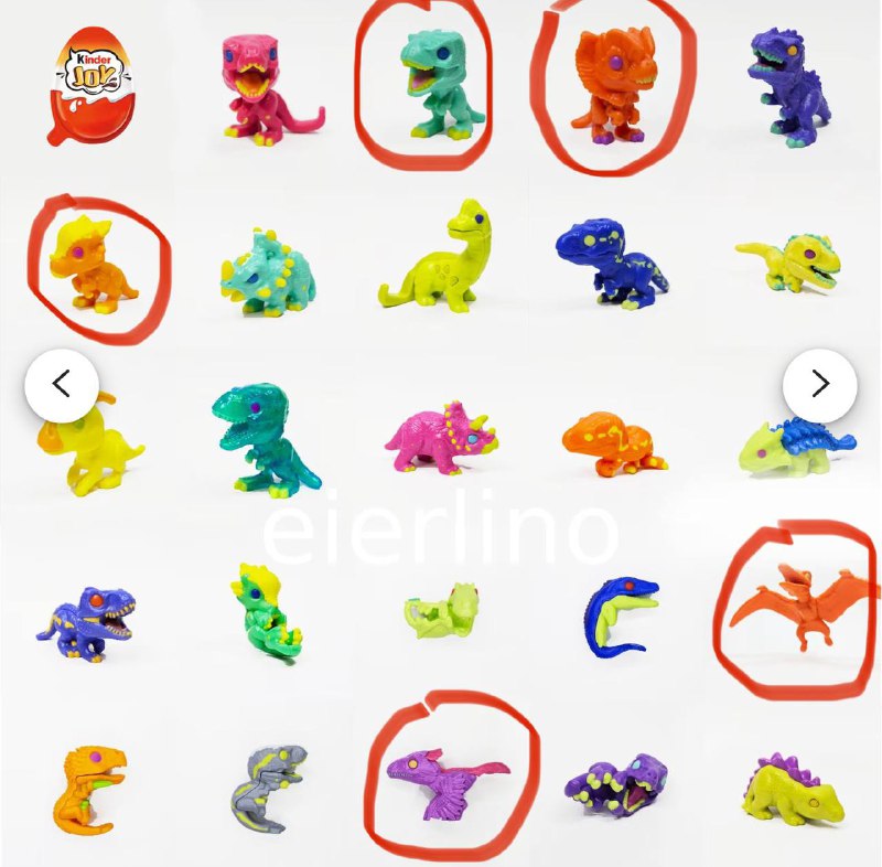 Динозавры из Kinder Joy, обмен и покупка 2