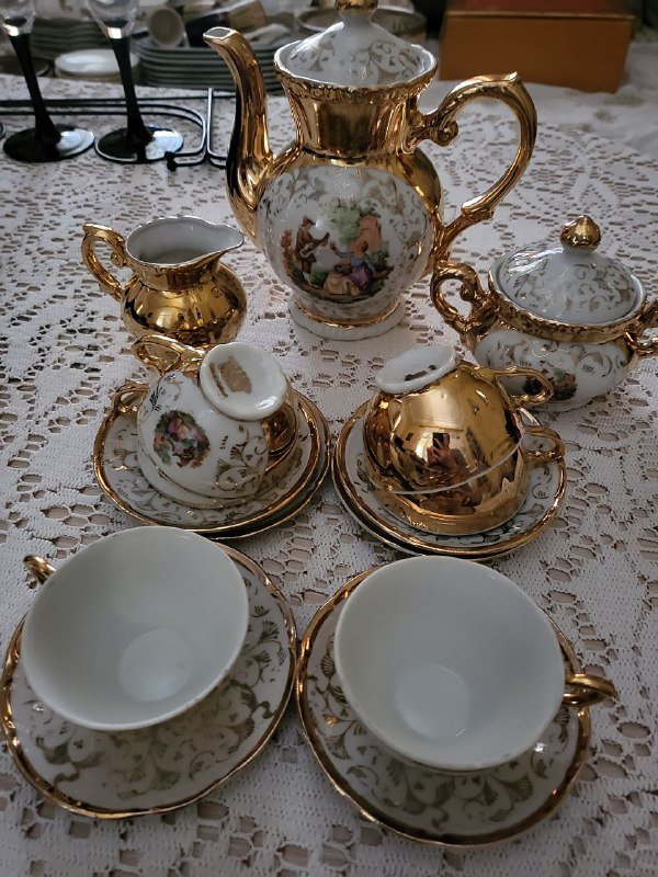 Сервизы и наборы посуды из Франции и Японии фарфор стекло 3