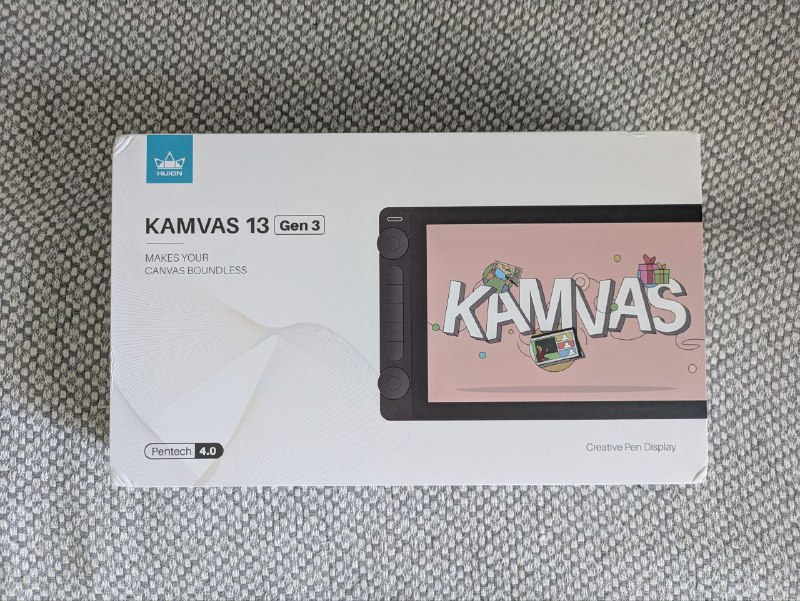 Huion Kamvas 13 Gen 3 графический дисплей планшет
