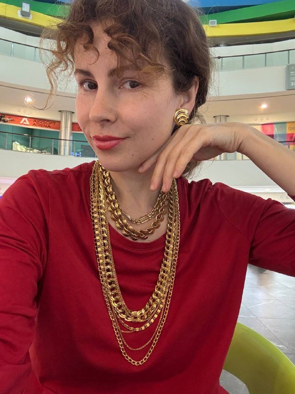 Винтажные цепи MONET золотые