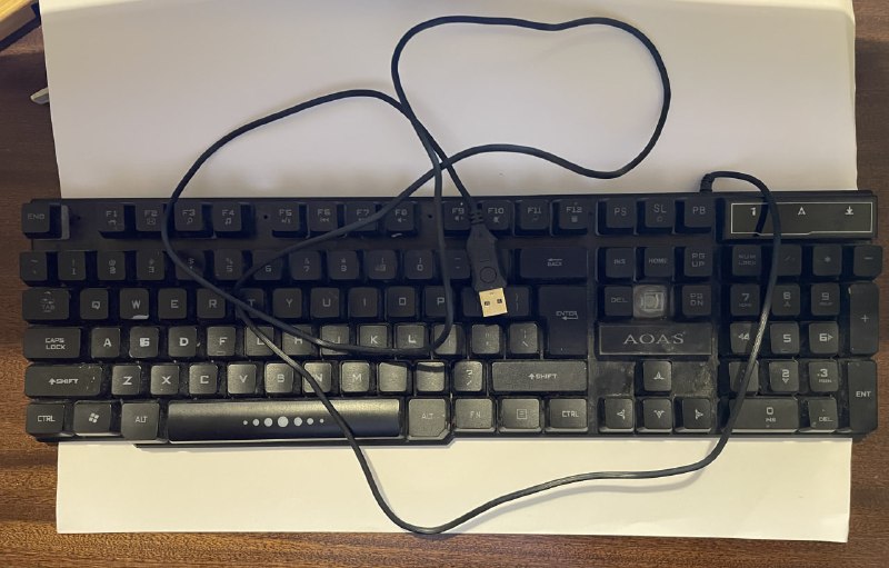 AOAS Gaming Keyboard Semi Mechanical 3