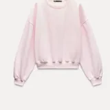 Две толстовки Zara Basic, розовая и желтая, размер S 3