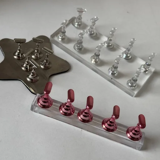 Stands for miniatures and press-on nails