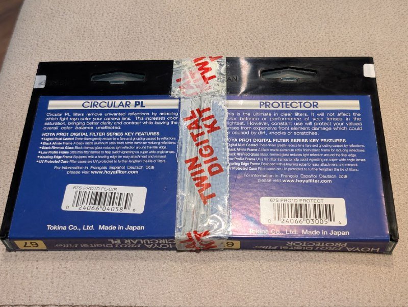 Комплект фильтров 67мм полярик и защитный