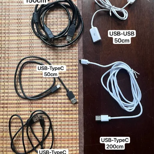 USB-typeC и USB-USB кабели
